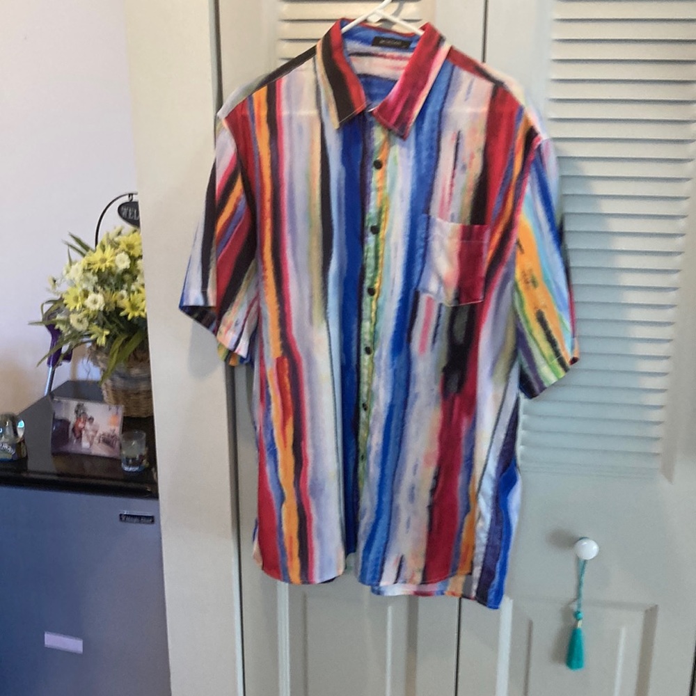 Mens Striped Shirt By Mcedar. Size XL!